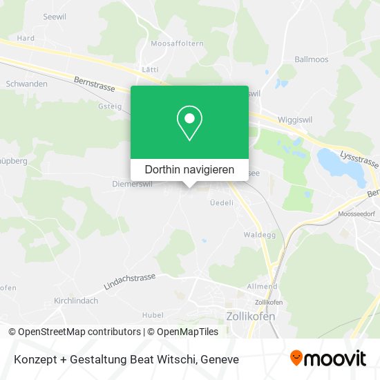 Konzept + Gestaltung Beat Witschi Karte