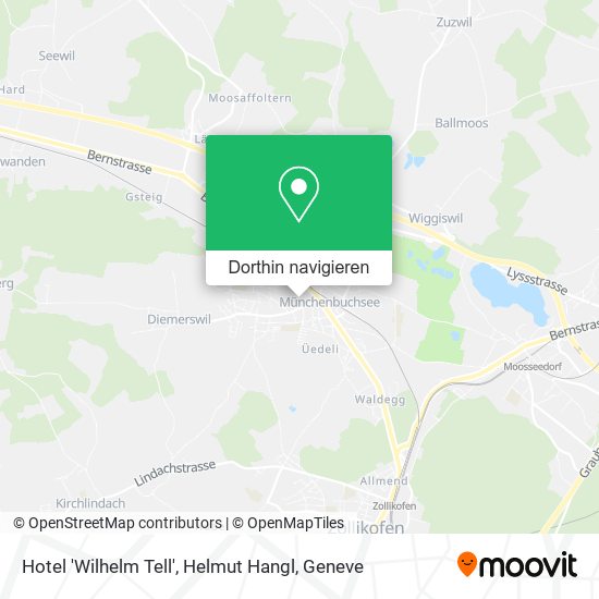 Hotel 'Wilhelm Tell', Helmut Hangl Karte