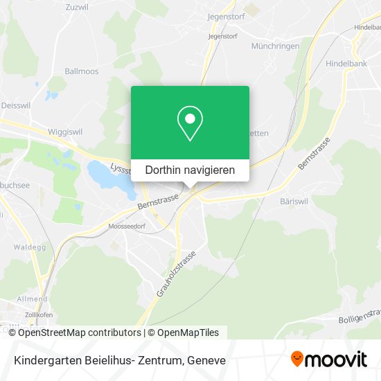 Kindergarten Beielihus- Zentrum Karte