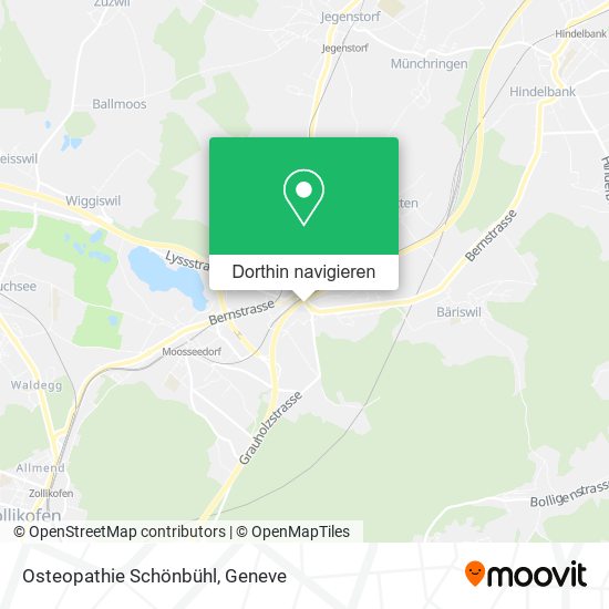 Osteopathie Schönbühl Karte