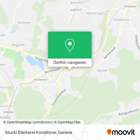 Stucki Bäckerei-Konditorei Karte