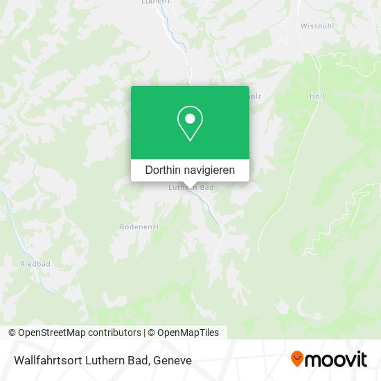 Wallfahrtsort Luthern Bad Karte