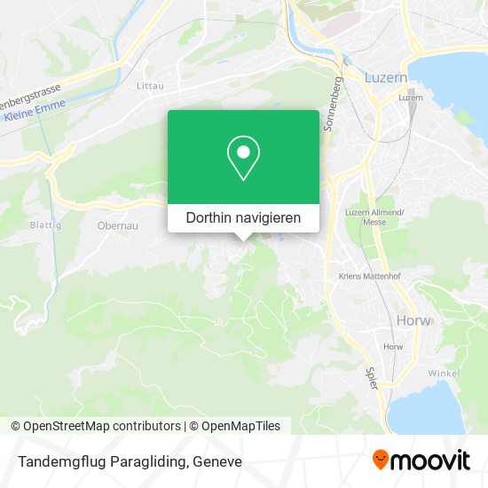 Tandemgflug Paragliding Karte