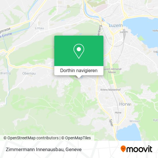 Zimmermann Innenausbau Karte