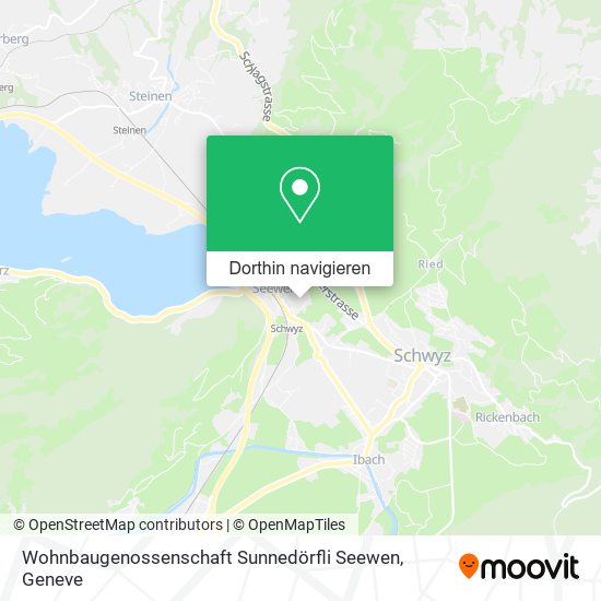 Wohnbaugenossenschaft Sunnedörfli Seewen Karte
