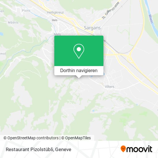 Restaurant Pizolstübli Karte