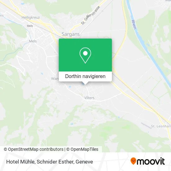 Hotel Mühle, Schnider Esther Karte