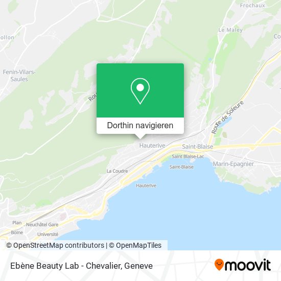 Ebène Beauty Lab - Chevalier Karte