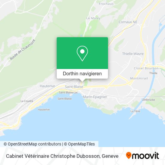 Cabinet Vétérinaire Christophe Dubosson Karte