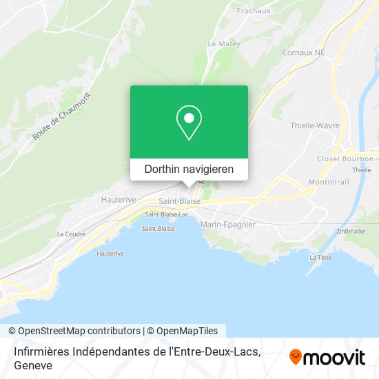 Infirmières Indépendantes de l'Entre-Deux-Lacs Karte