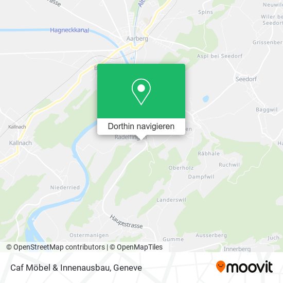 Caf Möbel & Innenausbau Karte