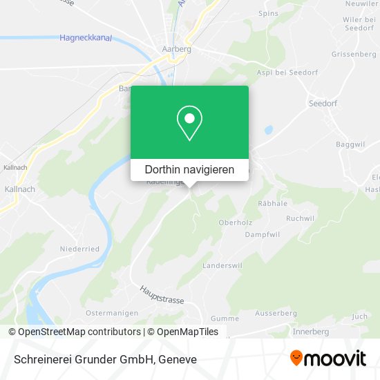 Schreinerei Grunder GmbH Karte