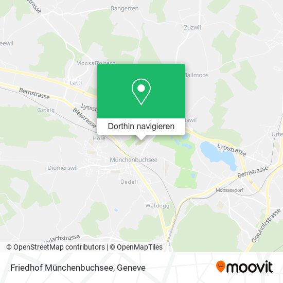 Friedhof Münchenbuchsee Karte