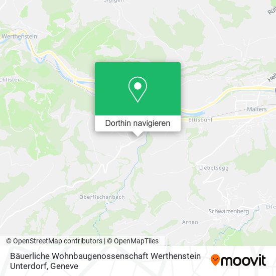 Bäuerliche Wohnbaugenossenschaft Werthenstein Unterdorf Karte