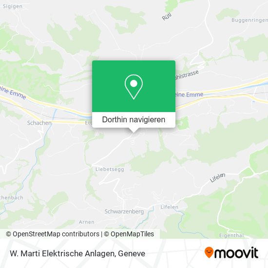 W. Marti Elektrische Anlagen Karte