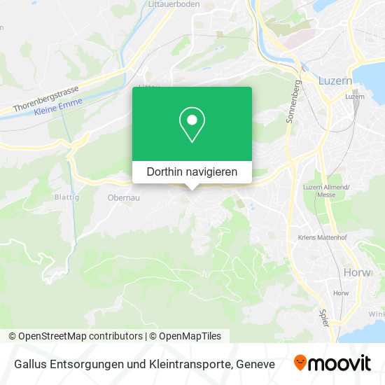 Gallus Entsorgungen und Kleintransporte Karte
