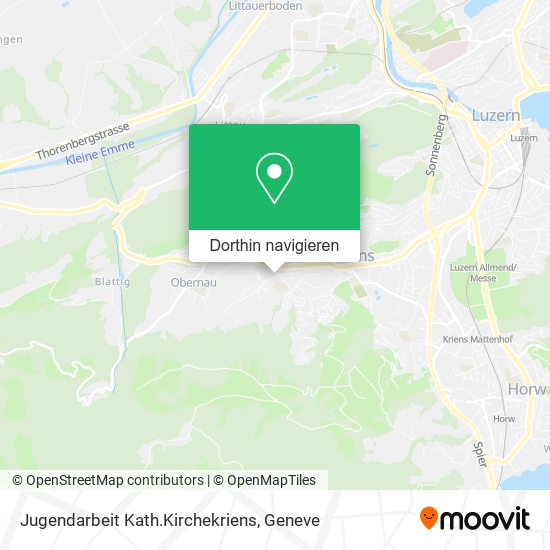 Jugendarbeit Kath.Kirchekriens Karte