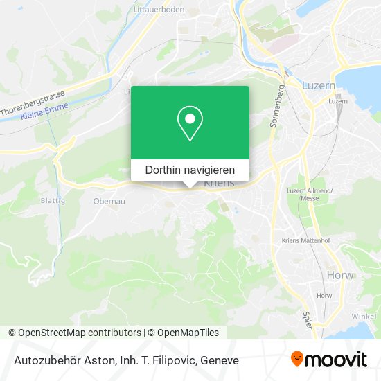 Autozubehör Aston, Inh. T. Filipovic Karte
