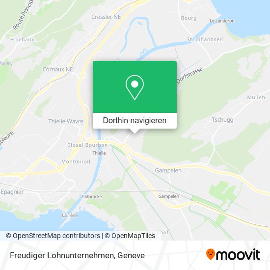 Freudiger Lohnunternehmen Karte