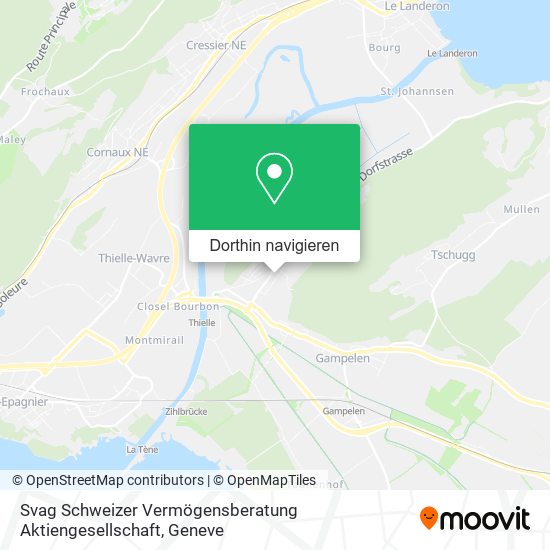 Svag Schweizer Vermögensberatung Aktiengesellschaft Karte