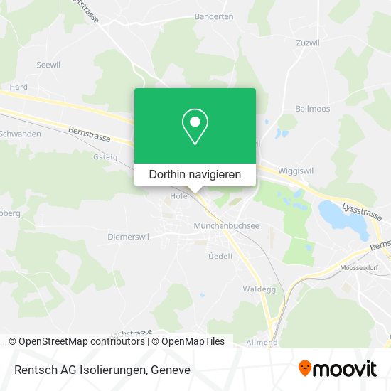 Rentsch AG Isolierungen Karte