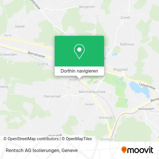 Rentsch AG Isolierungen Karte