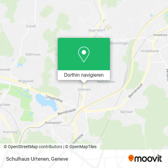 Schulhaus Urtenen Karte