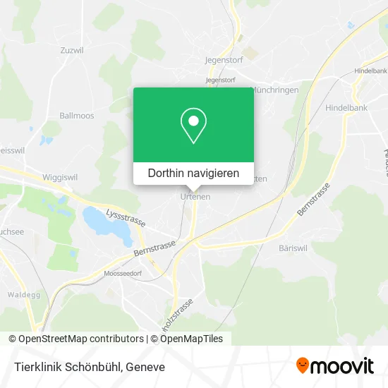 Tierklinik Schönbühl Karte