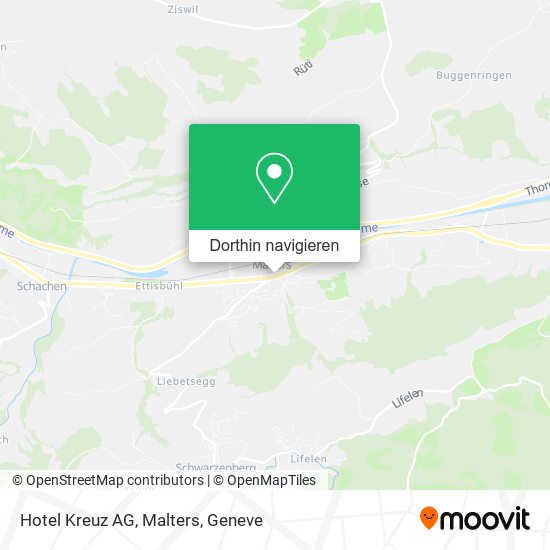 Hotel Kreuz AG, Malters Karte