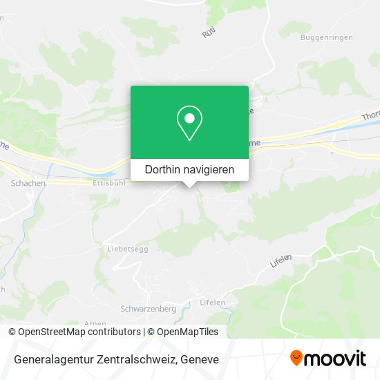 Generalagentur Zentralschweiz Karte