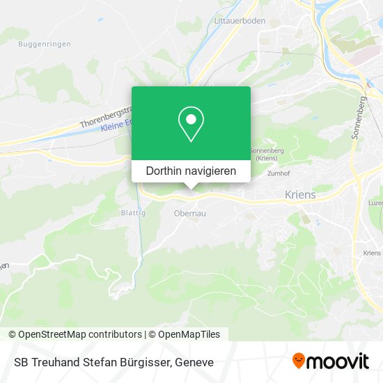 SB Treuhand Stefan Bürgisser Karte