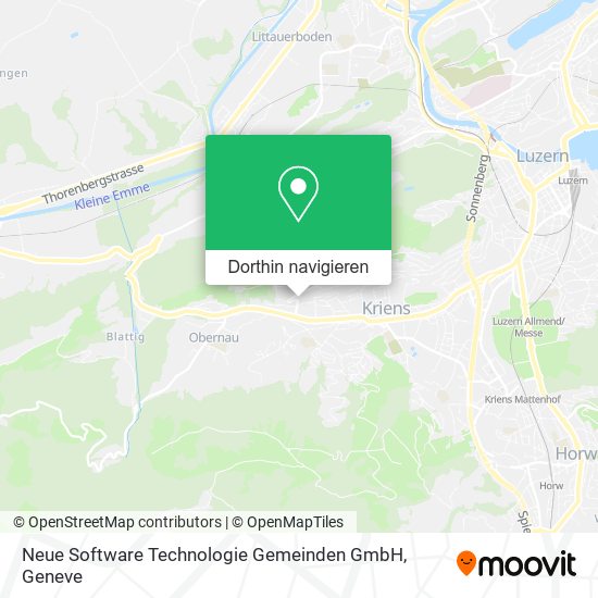 Neue Software Technologie Gemeinden GmbH Karte