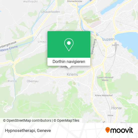 Hypnosetherapi Karte