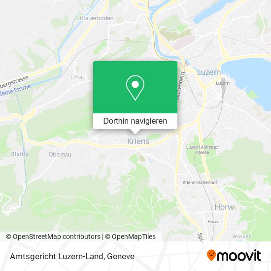 Amtsgericht Luzern-Land Karte