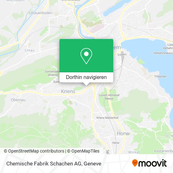 Chemische Fabrik Schachen AG Karte