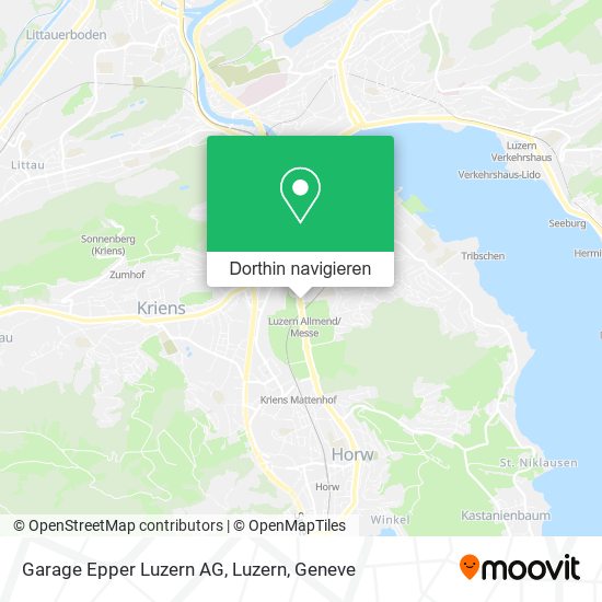Garage Epper Luzern AG, Luzern Karte