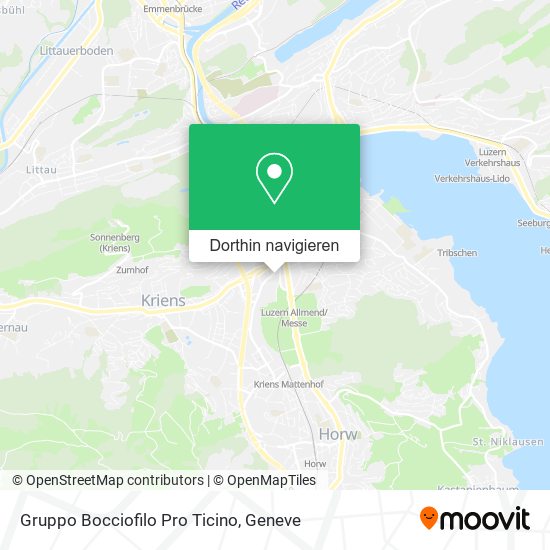 Gruppo Bocciofilo Pro Ticino Karte