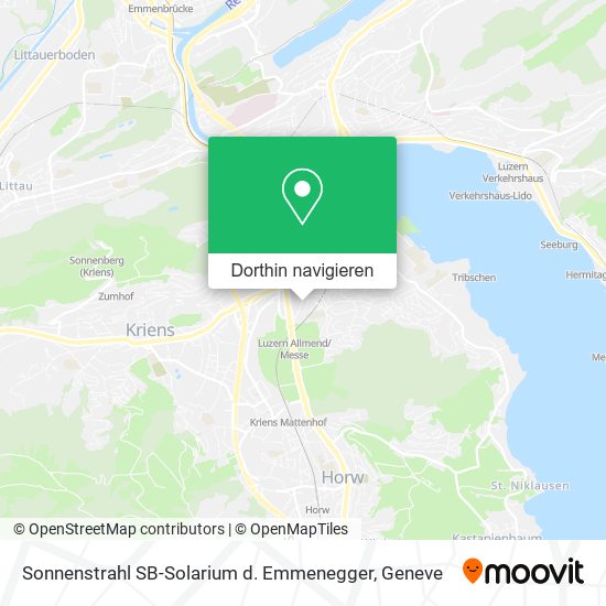 Sonnenstrahl SB-Solarium d. Emmenegger Karte