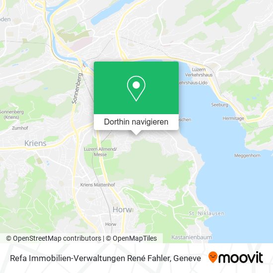 Refa Immobilien-Verwaltungen René Fahler Karte