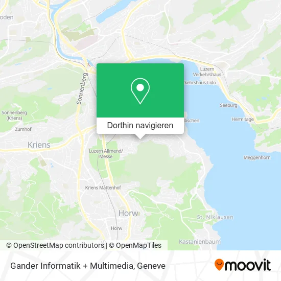 Gander Informatik + Multimedia Karte