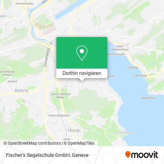 Fischer's Segelschule GmbH Karte
