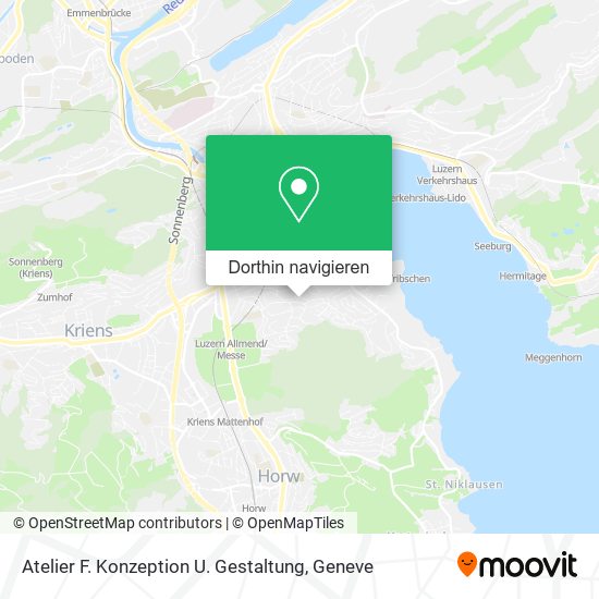 Atelier F. Konzeption U. Gestaltung Karte