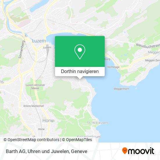 Barth AG, Uhren und Juwelen Karte