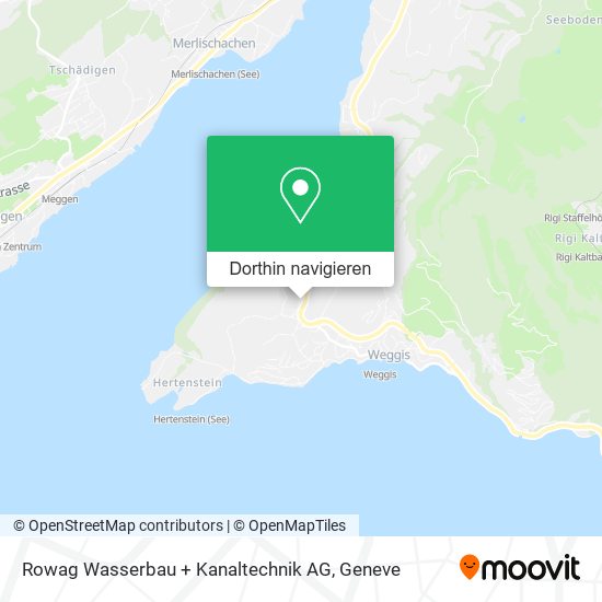 Rowag Wasserbau + Kanaltechnik AG Karte