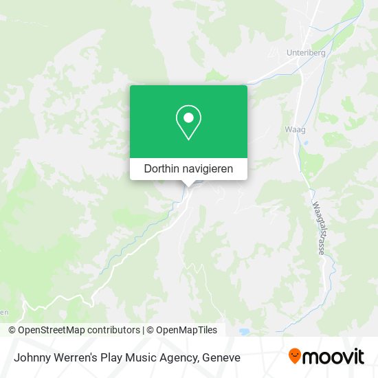 Johnny Werren's Play Music Agency Karte
