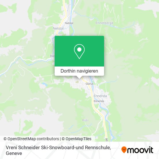 Vreni Schneider Ski-Snowboard-und Rennschule Karte