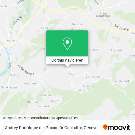 Andrey Podologie die Praxis für Gehkultur Karte