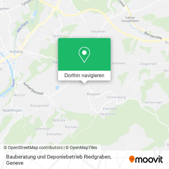 Bauberatung und Deponiebetrieb Riedgraben Karte