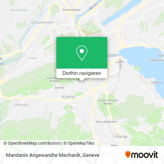 Mandanis Angewandte Mechanik Karte