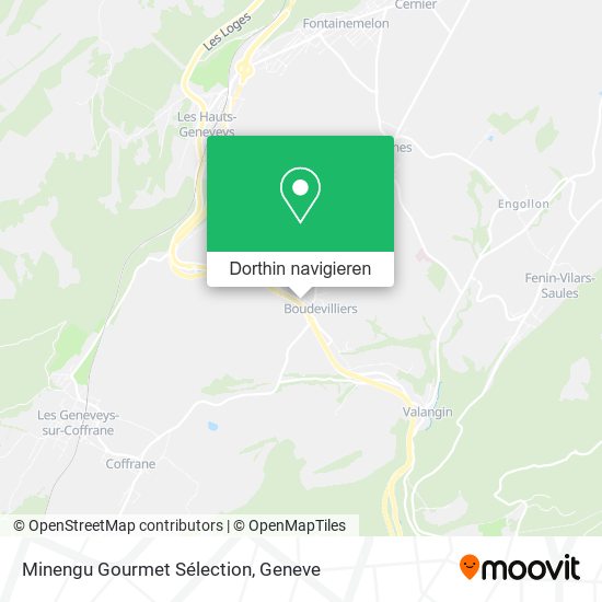 Minengu Gourmet Sélection Karte